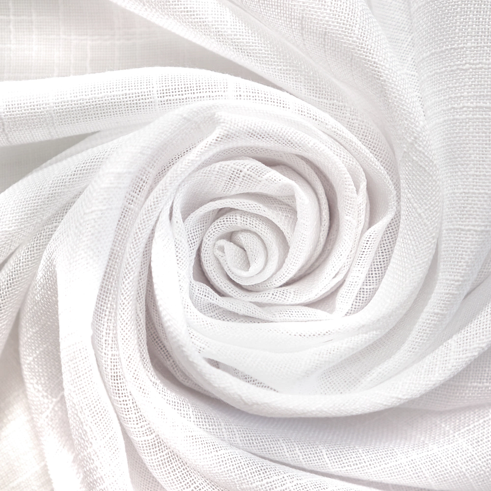 Штора-тюль для кухни Вилладж 135х180 см белая