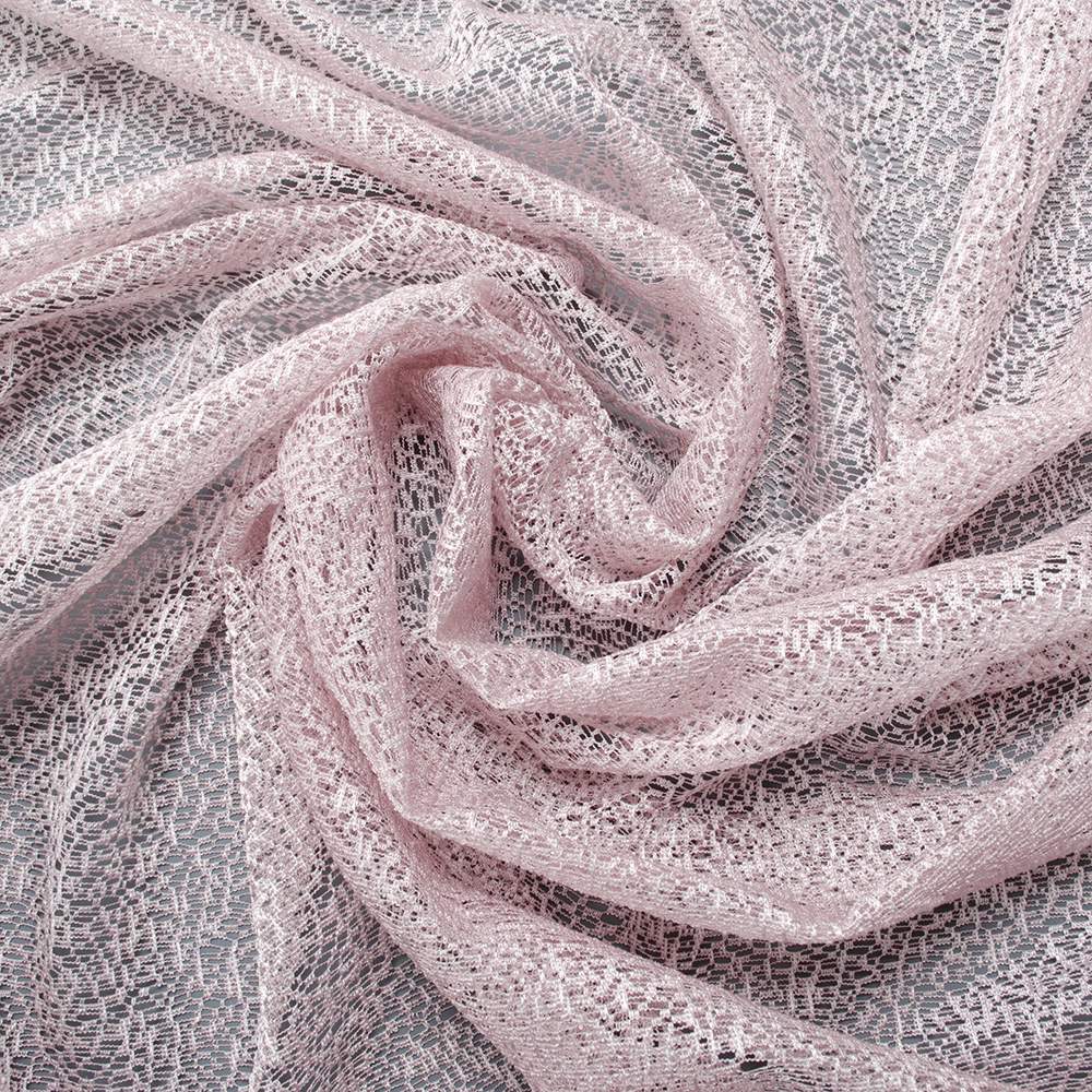 Тюль Паутинка 300х280 см розовый