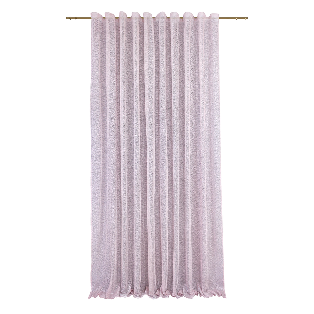 Тюль Паутинка 300х280 см розовый