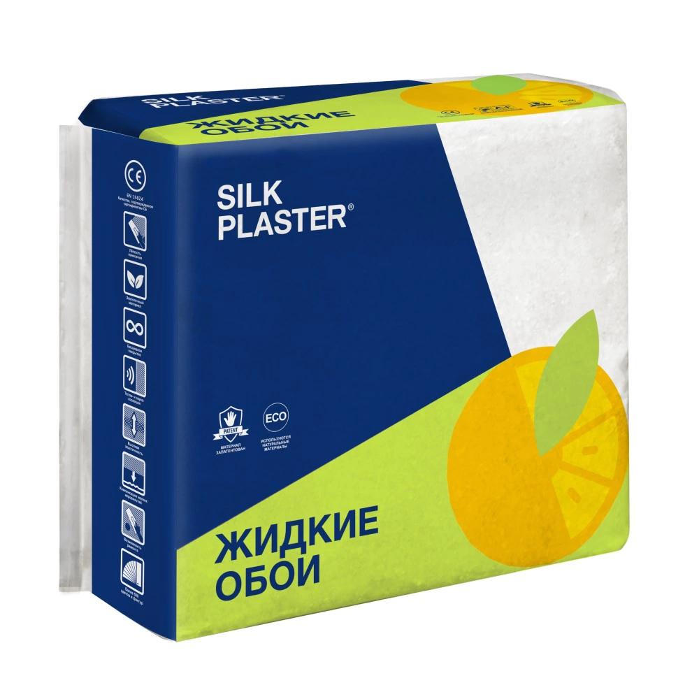 Жидкие обои SILK PLASTER Санд 123 БС 1 кг