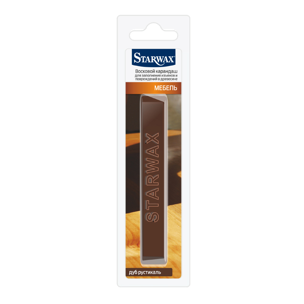 

Восковой карандаш Starwax дуб рустикаль 150 г