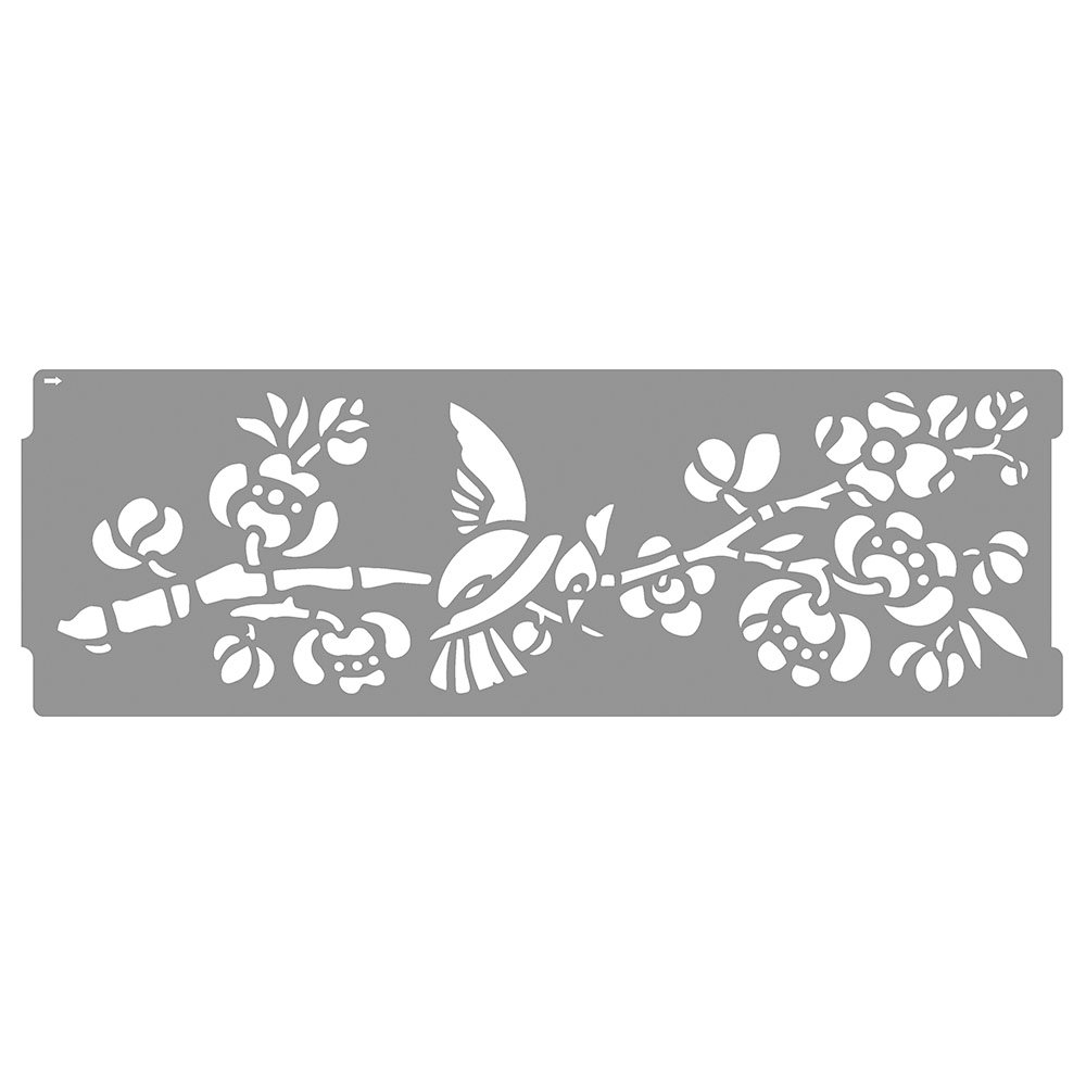 

Трафарет бордюр ArtDecor Сакура