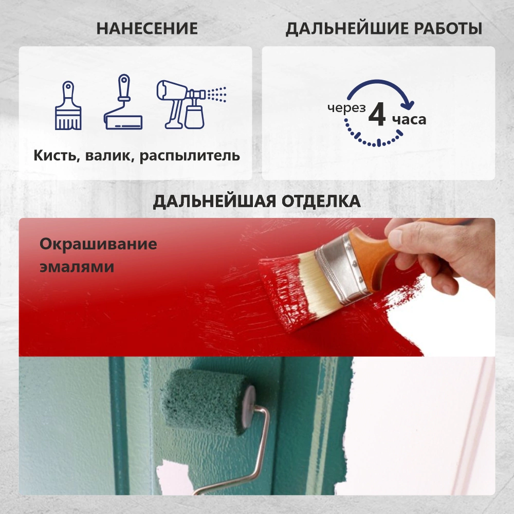 Грунтовка универсальная антикоррозийная Dekor коричневая 1,9 кг