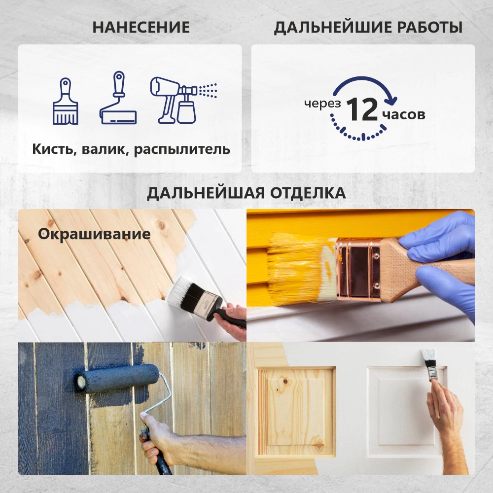 Грунтовка деревозащитная dufa Wood Base Aqua 0,9 л