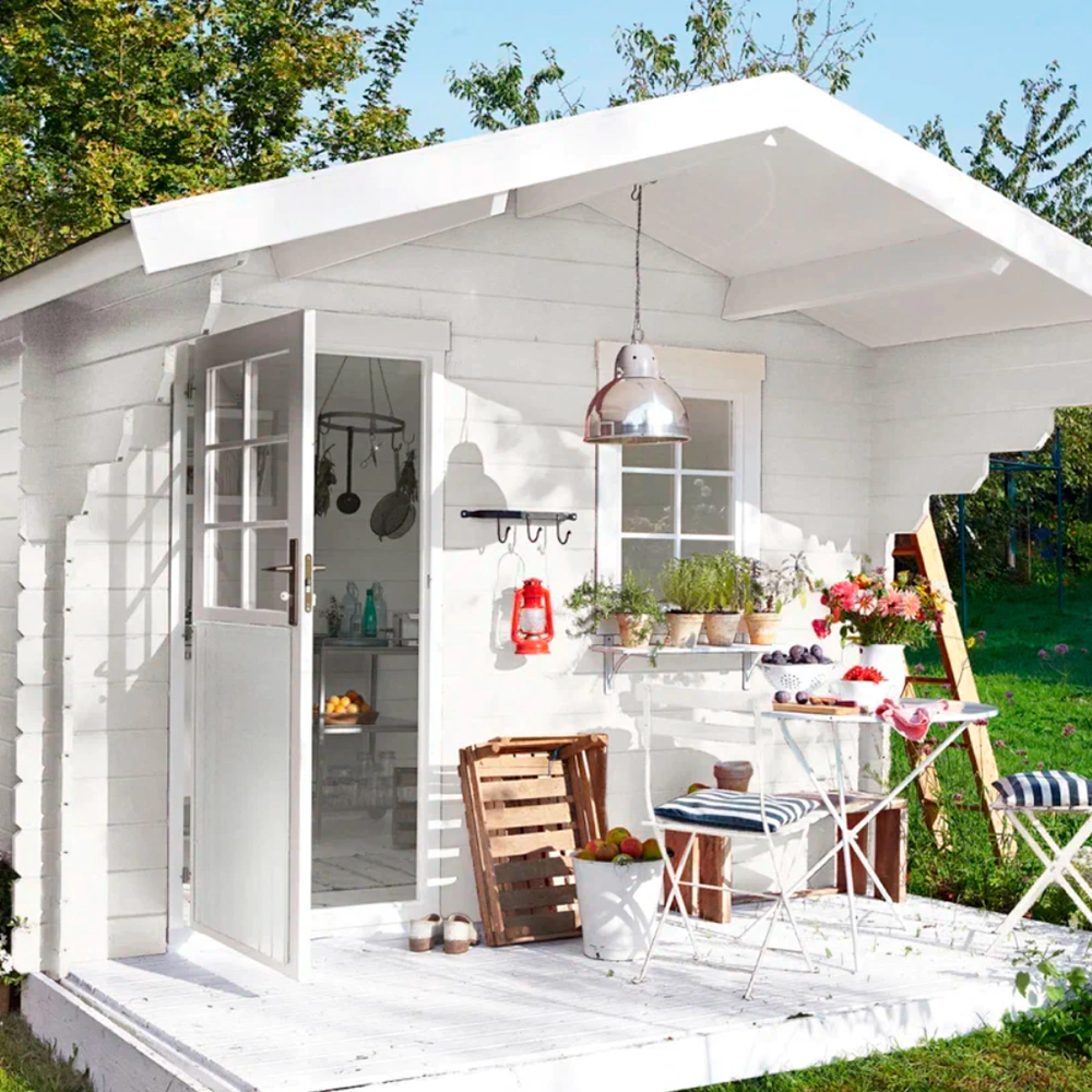 Краска для дерева CAPAROL Holzschutzfarbe Pro 9 л белая (база 1)