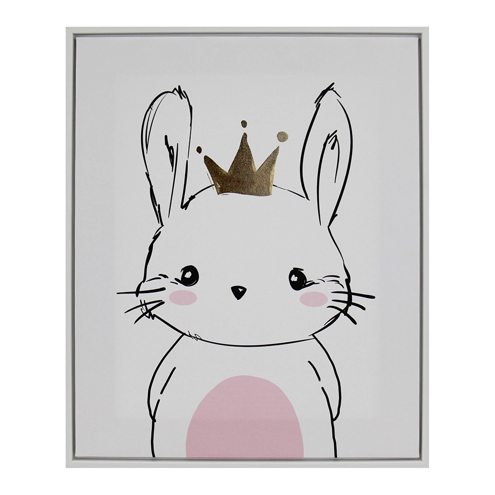 Канвас фольгированный 40х50 см Заяц