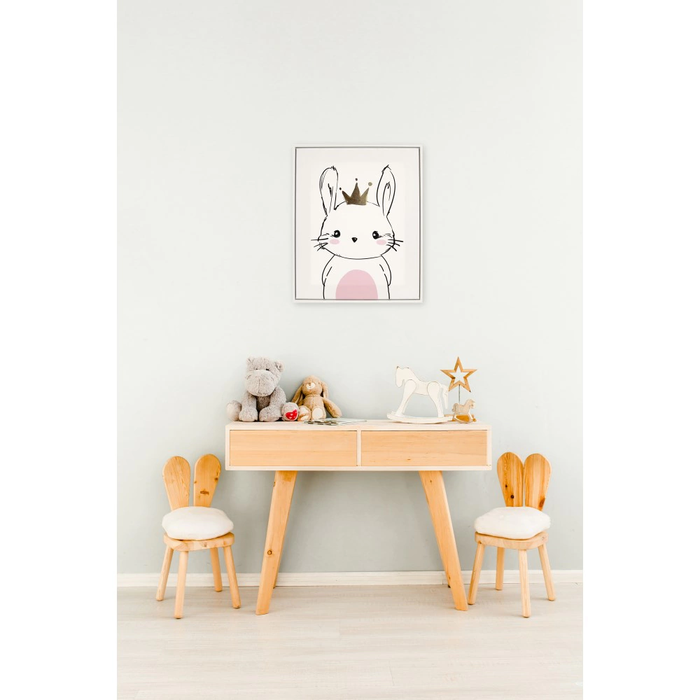 Канвас фольгированный 40х50 см Заяц