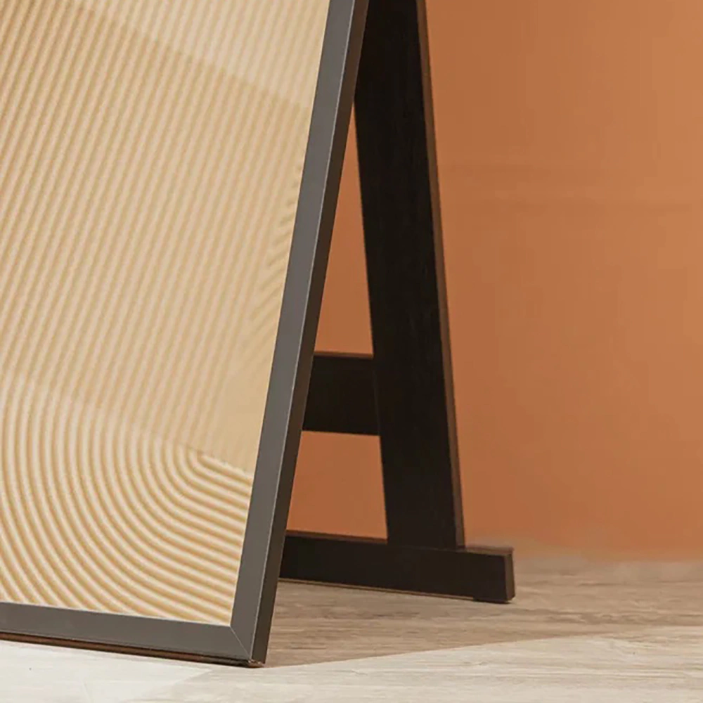 Зеркало напольное Опера Блэк 60х170 см в металлической раме черное