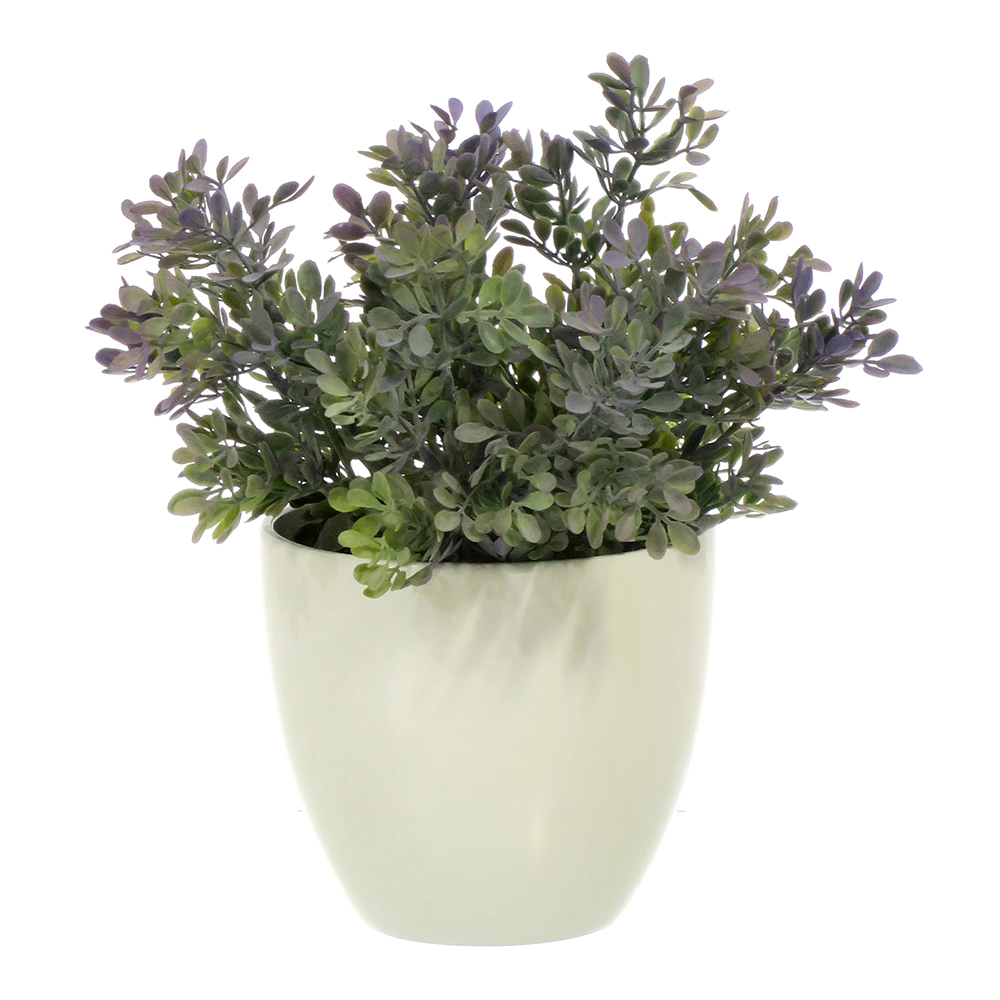 Растение искусственное Самшит Нира Гейм в кашпо высота микс 25 см