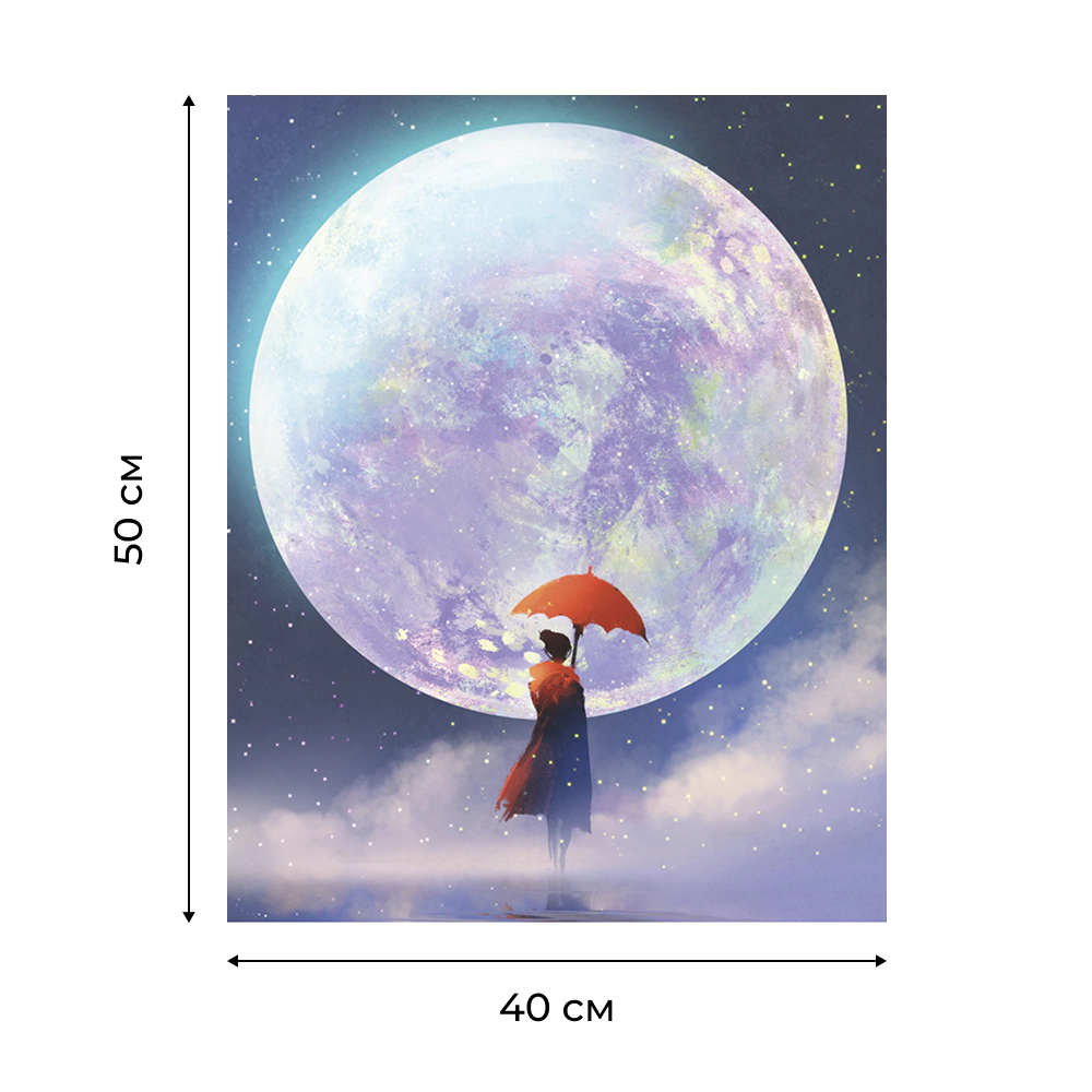 Канвас Полнолуние 40х50 см