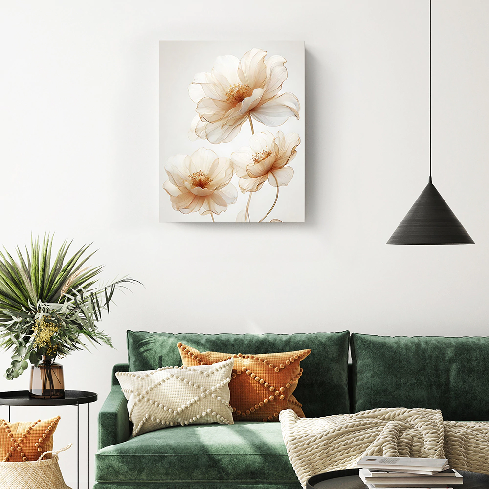 Канвас Цветы 40х50 см