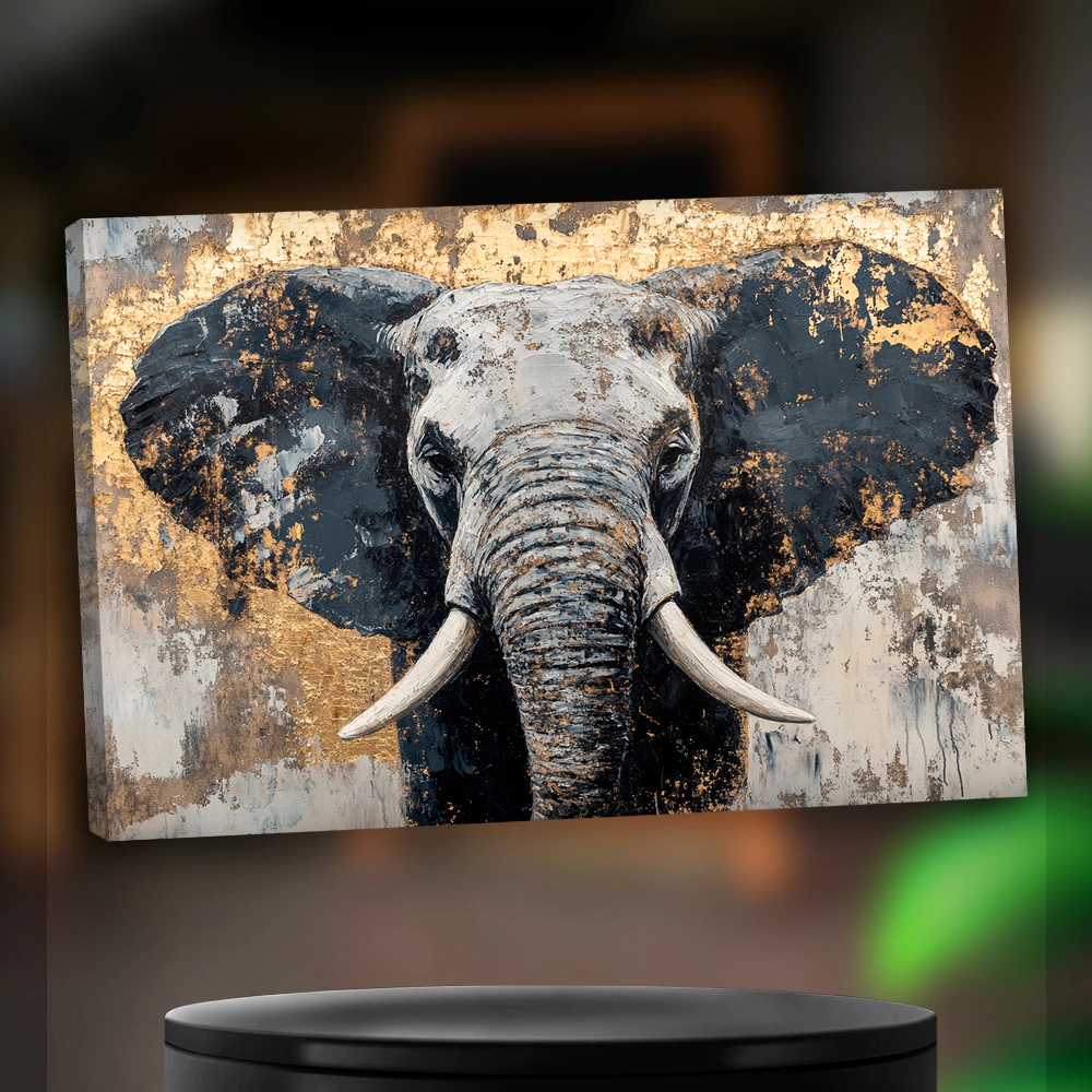 Канвас Золотой Гигант 110х70 см