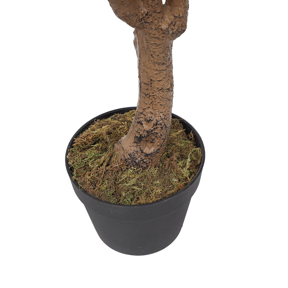 Растение искусственное NEODECO Фикус Бенджамина в горшке высота 170 см