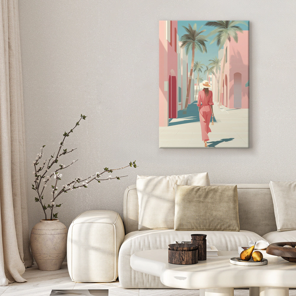 Канвас Девушка в шляпе 2, 50х70 см