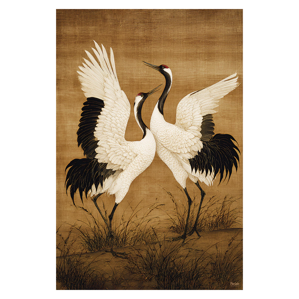 Канвас Журавли 60х90 см