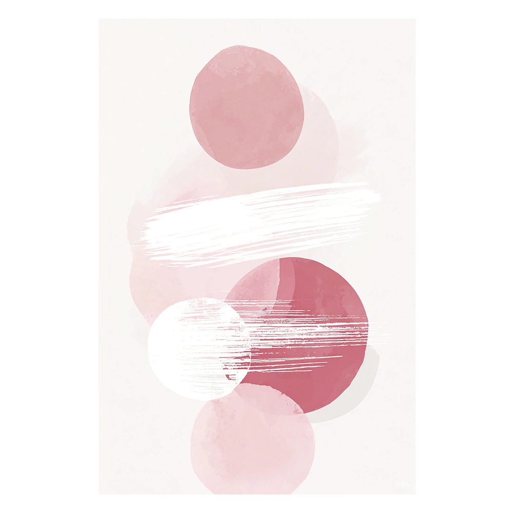 Канвас Розовая энергия 60х90 см