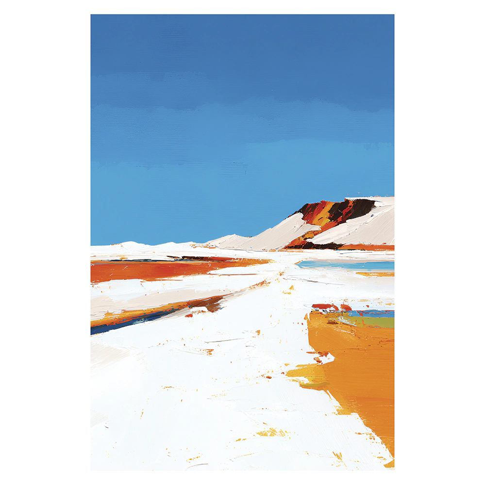 Канвас Белая заря 60х90 см