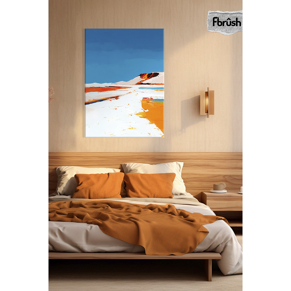 Канвас Белая заря 60х90 см