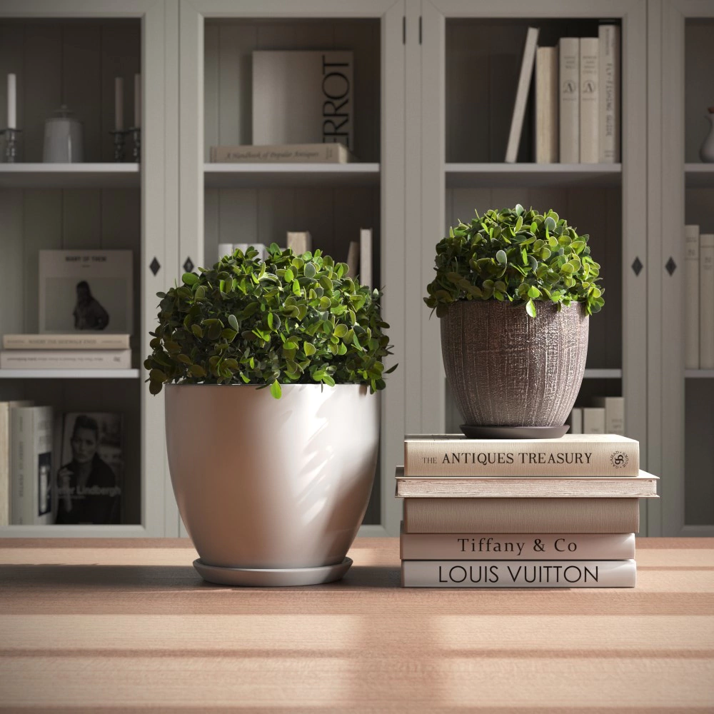 Шар искусственный Самшит высота 18 см