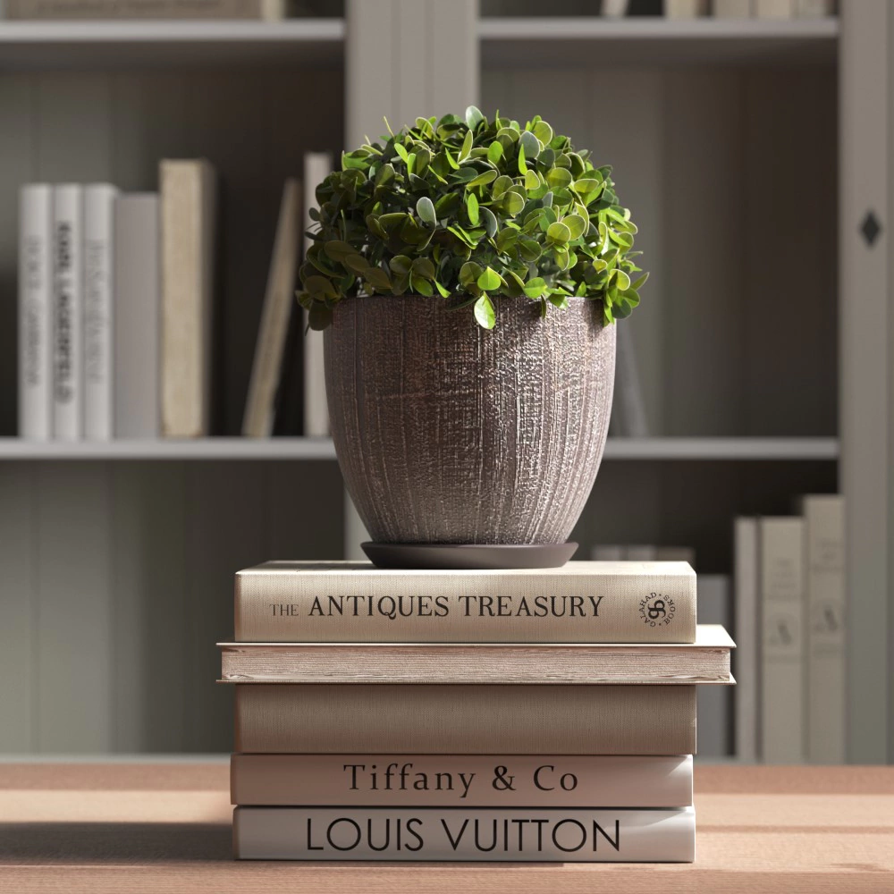 Шар искусственный Самшит высота 18 см