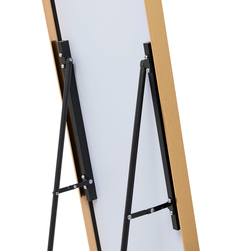 Зеркало напольное в алюминиевой раме 30х150 см золото