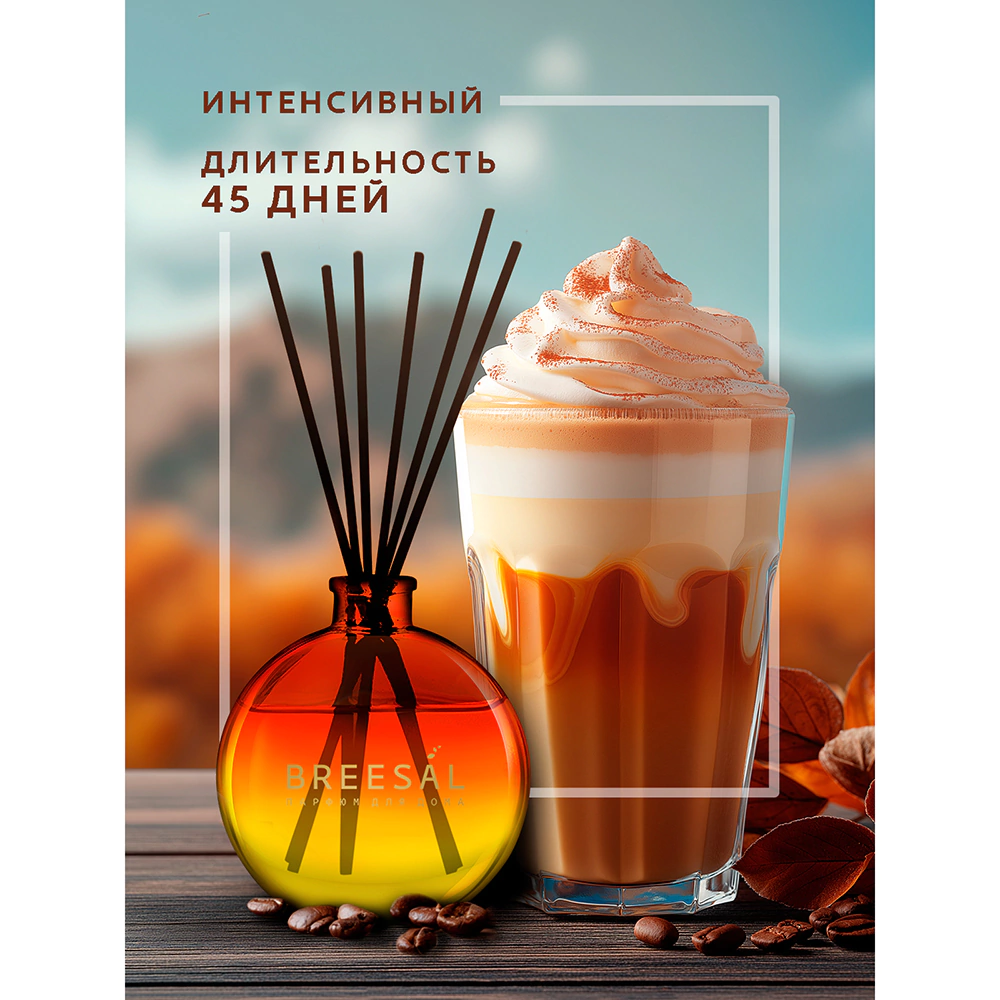 Аромадиффузор Breesal Dessert Кофе латте 70 мл