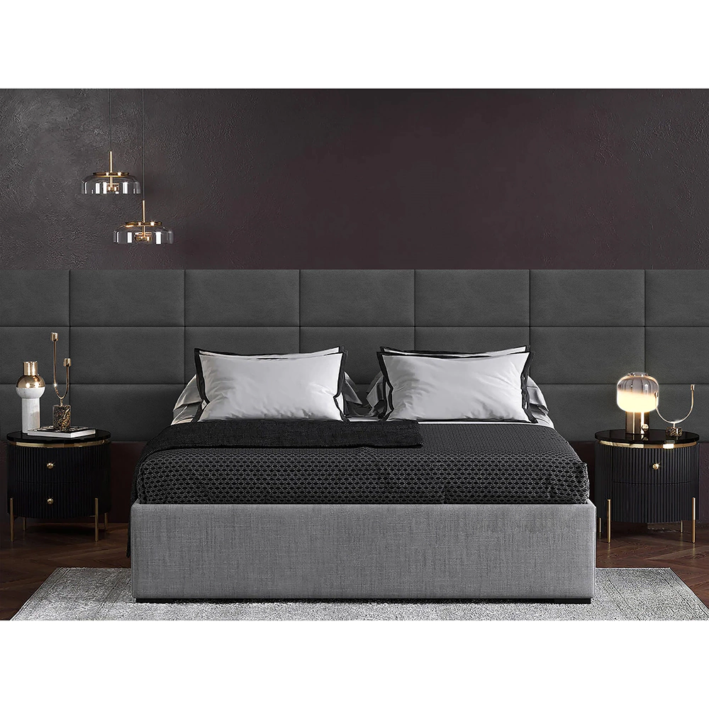 Панель мягкая Tartilla BG123060-1 Velour серая 30х60 см