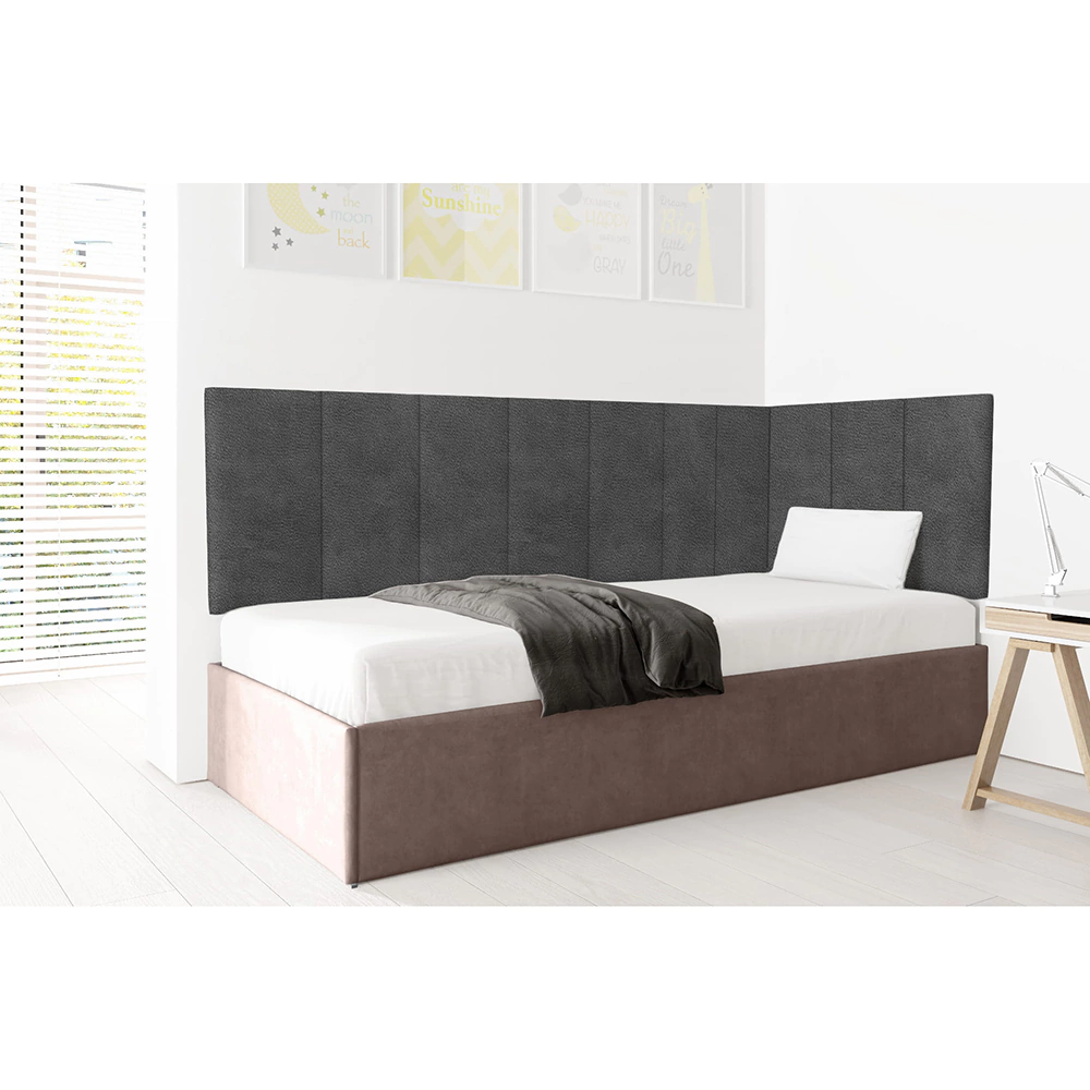 Панель мягкая Tartilla BG123060-1 Velour серая 30х60 см