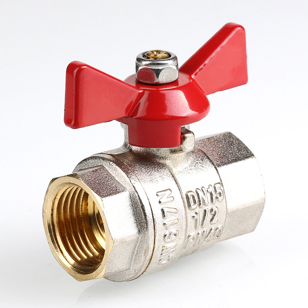 Кран шаровый VALTEC 1/2" РВ-РВ бабочка