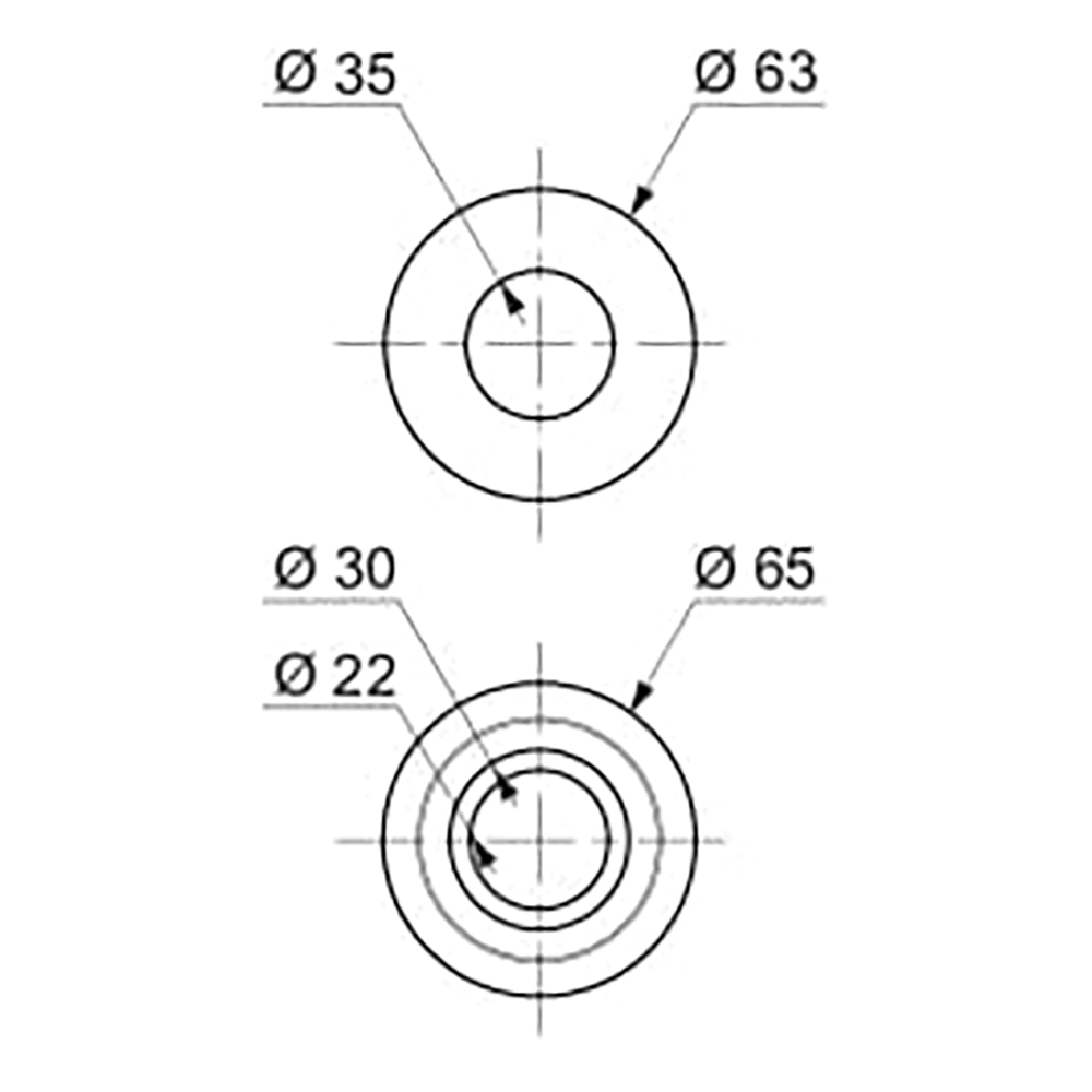Прокладка для сливных клапанов WIRQUIN MX MP MD2 силиконовая