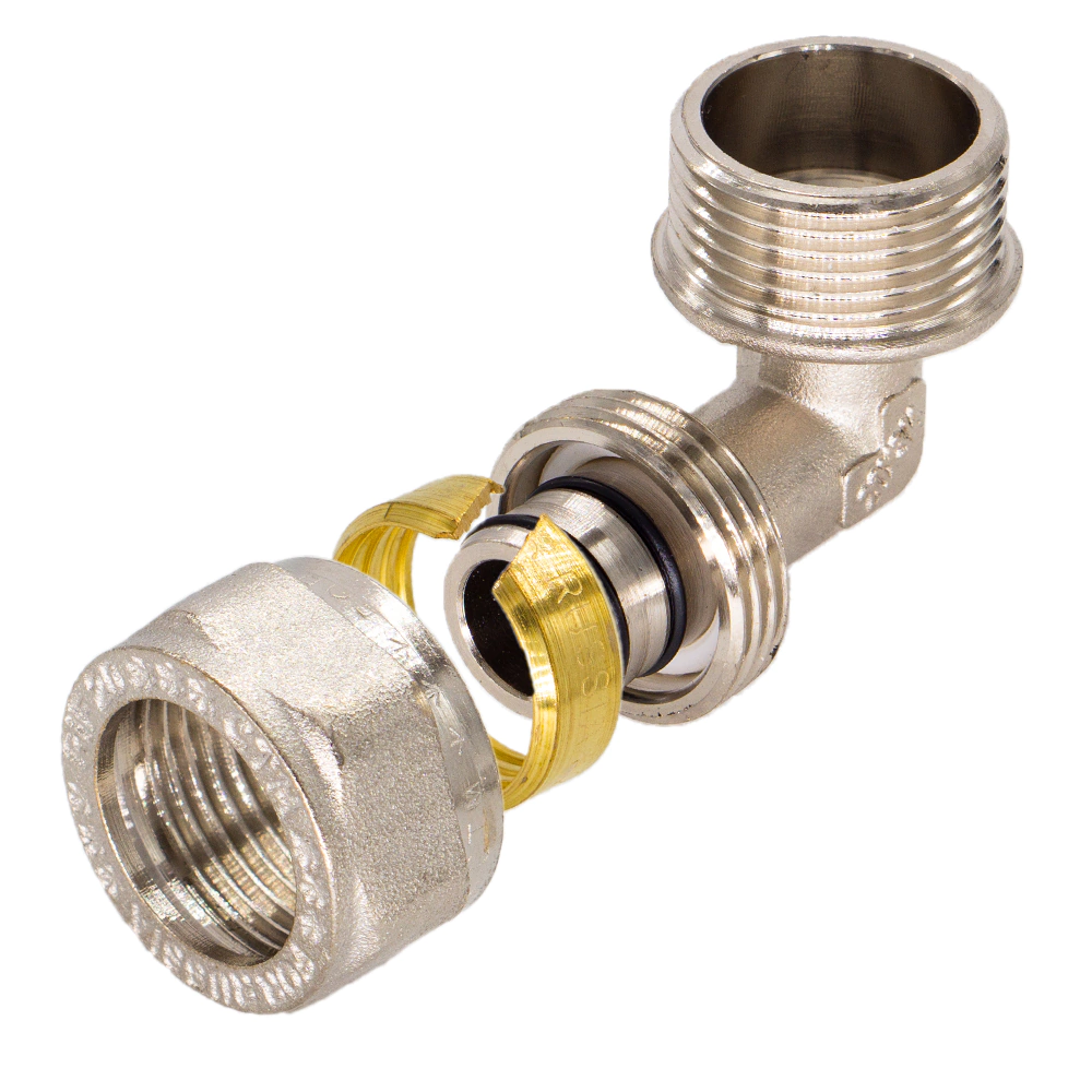 Колено СТМ AL-PEX d20x3/4" РН