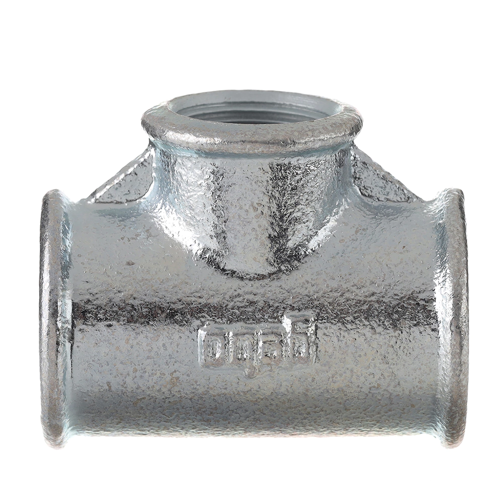 Тройник для труб редукционный Gebo 1"x1/2" оцинкованный