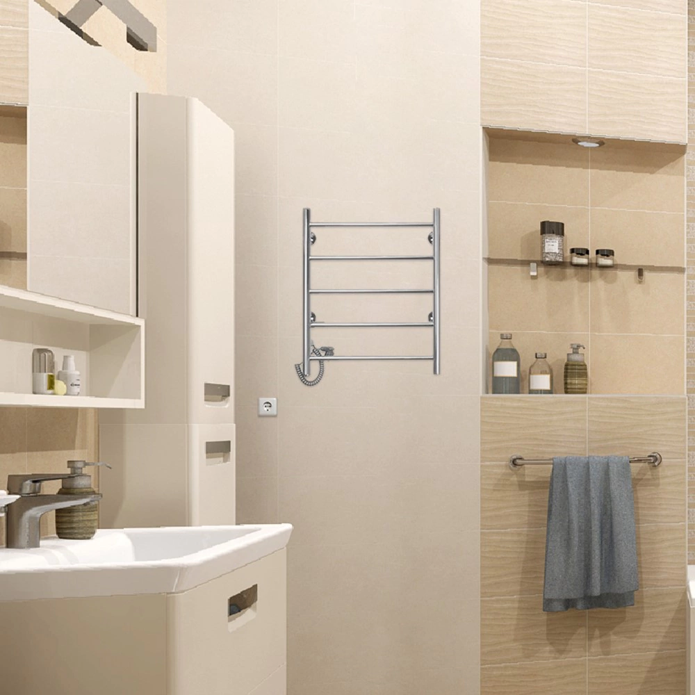 Полотенцесушитель электрический Домотерм Аврора 109-5 500х710 мм 70 Вт хром