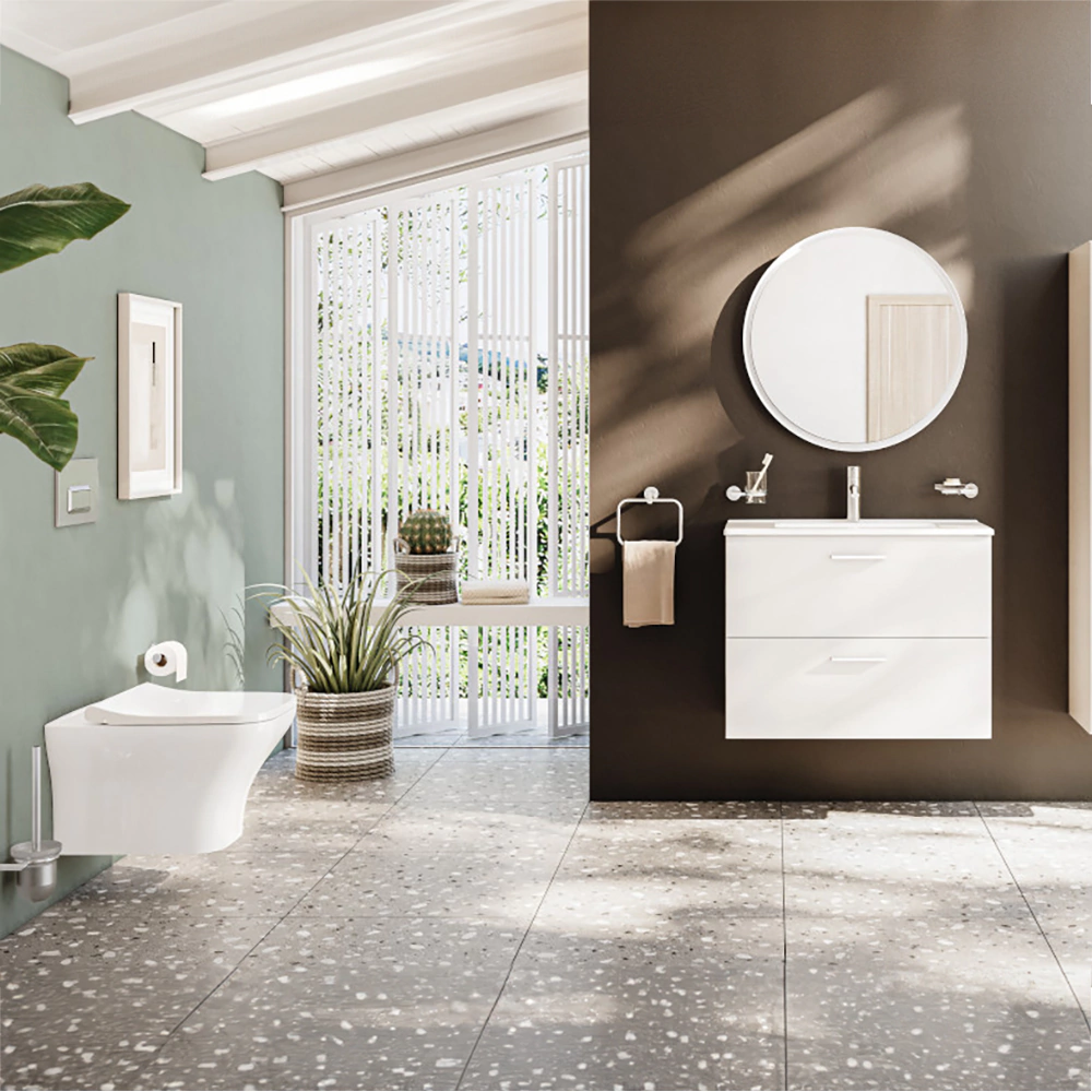 Унитаз подвесной Vitra Zentrum Square безободковый без сиденья