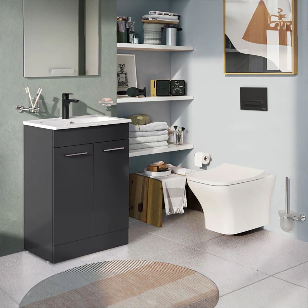 Унитаз подвесной Vitra Zentrum Square безободковый без сиденья