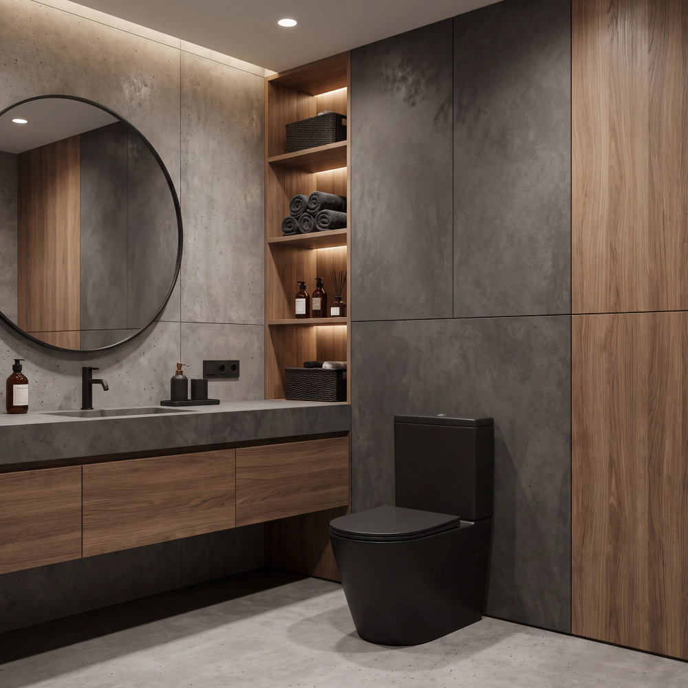Унитаз-компакт FLUMEN DESIGN Ardennes с сиденьем с микролифтом черный
