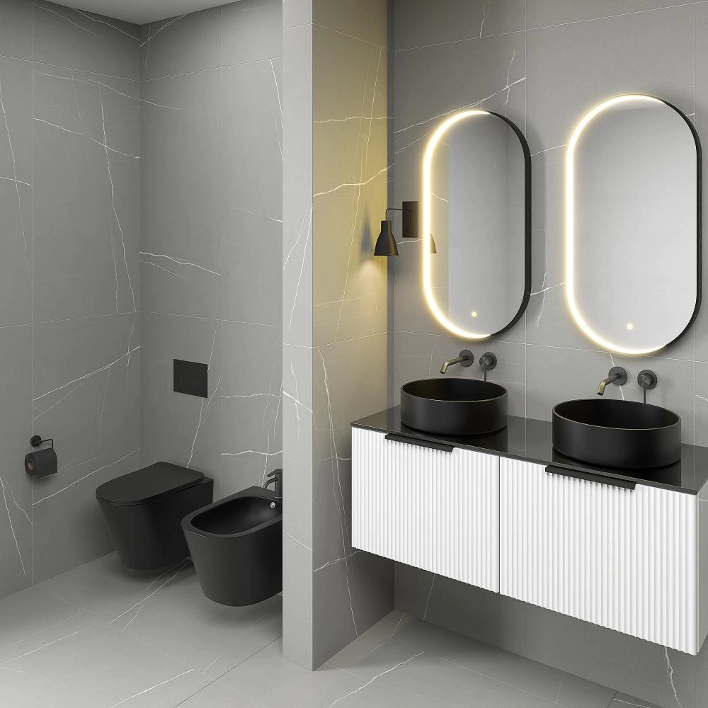 Унитаз подвесной FLUMEN DESIGN Ardennes с сиденьем с микролифтом черный