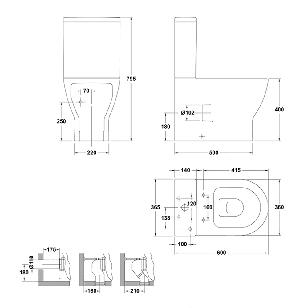 Унитаз-компакт Gala Emma с сиденьем с микролифтом