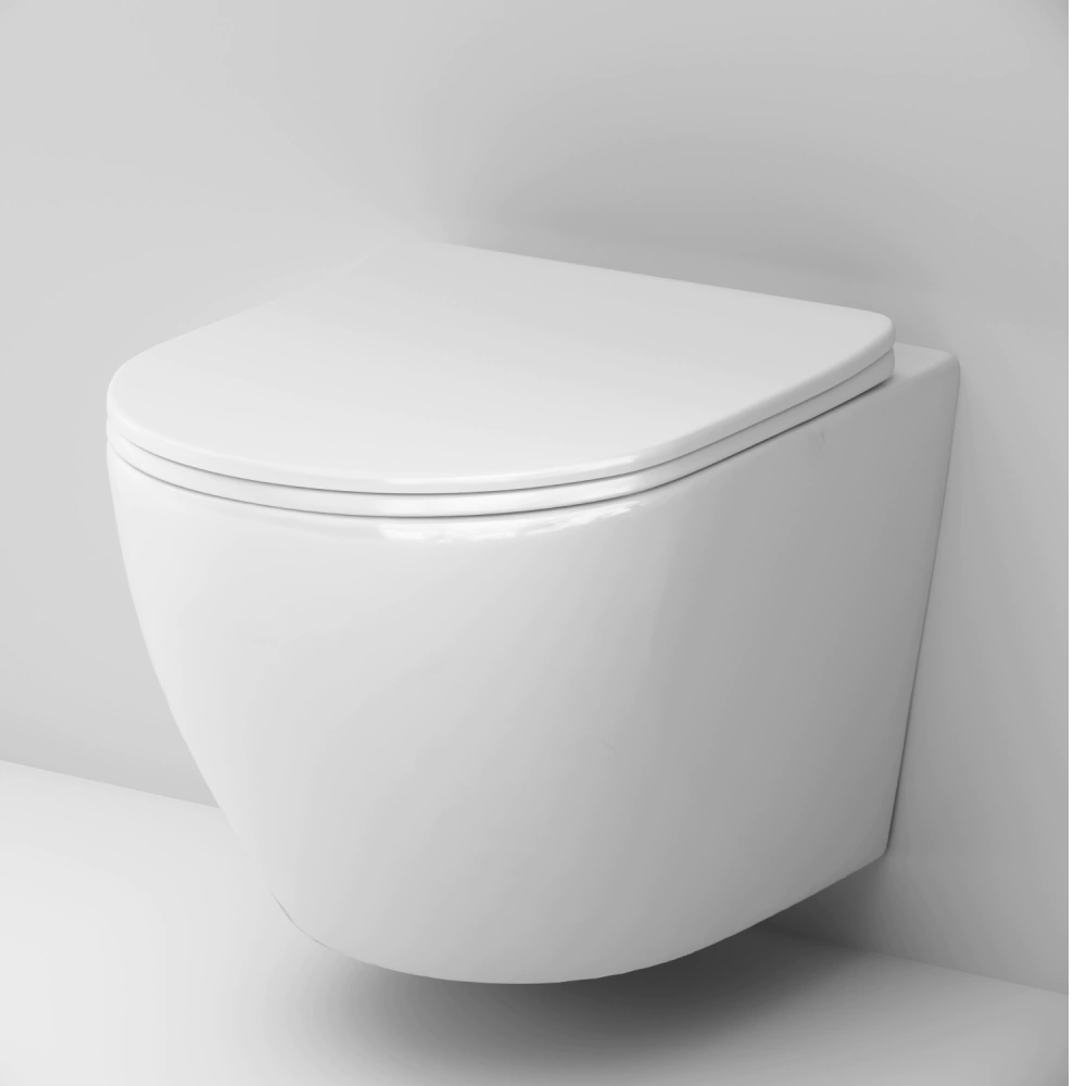 Унитаз подвесной AM.PM Like AquaSpin безободковый с сиденьем с микролифтом