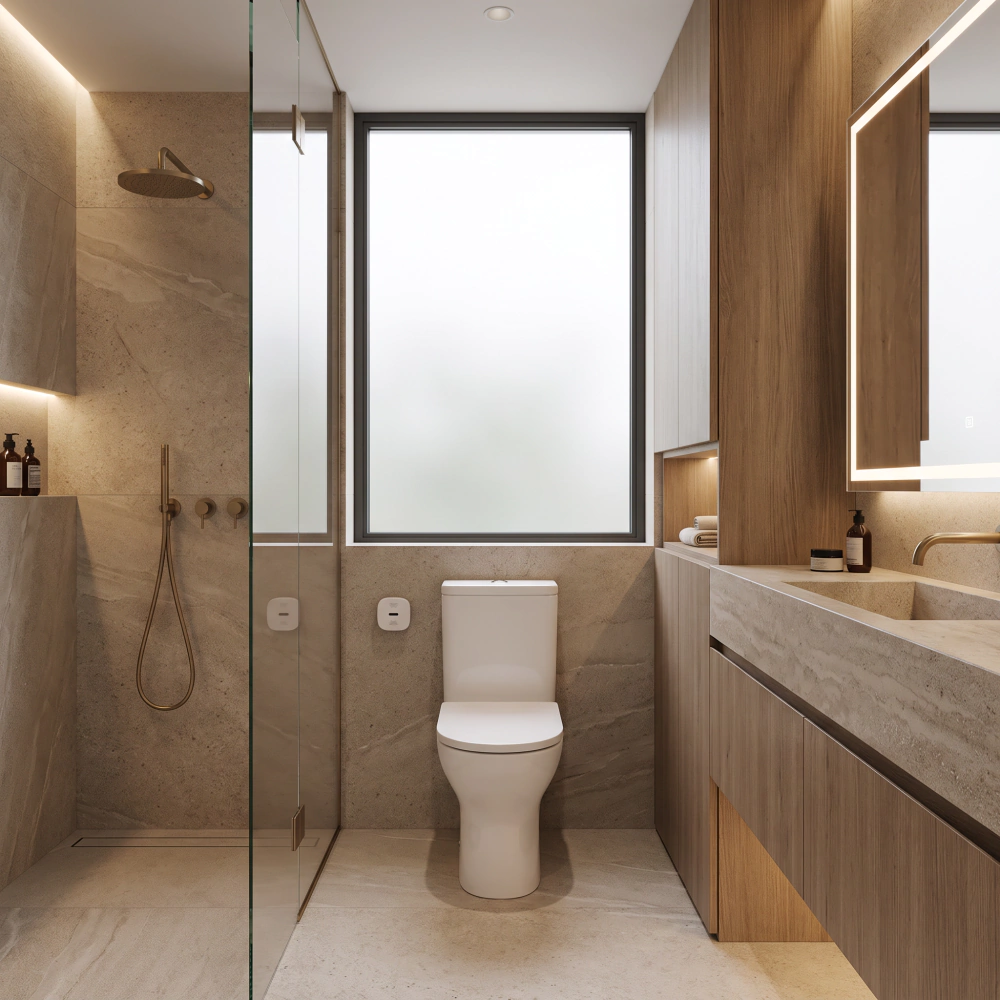 Унитаз-компакт FLUMEN DESIGN Geneve с сенсорным смывом с микролифтом