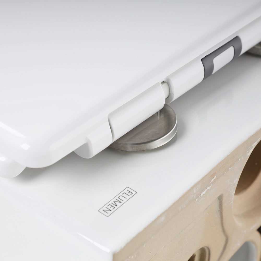 Инсталляция FLUMEN Caspian с унитазом, сиденьем, кнопкой белый