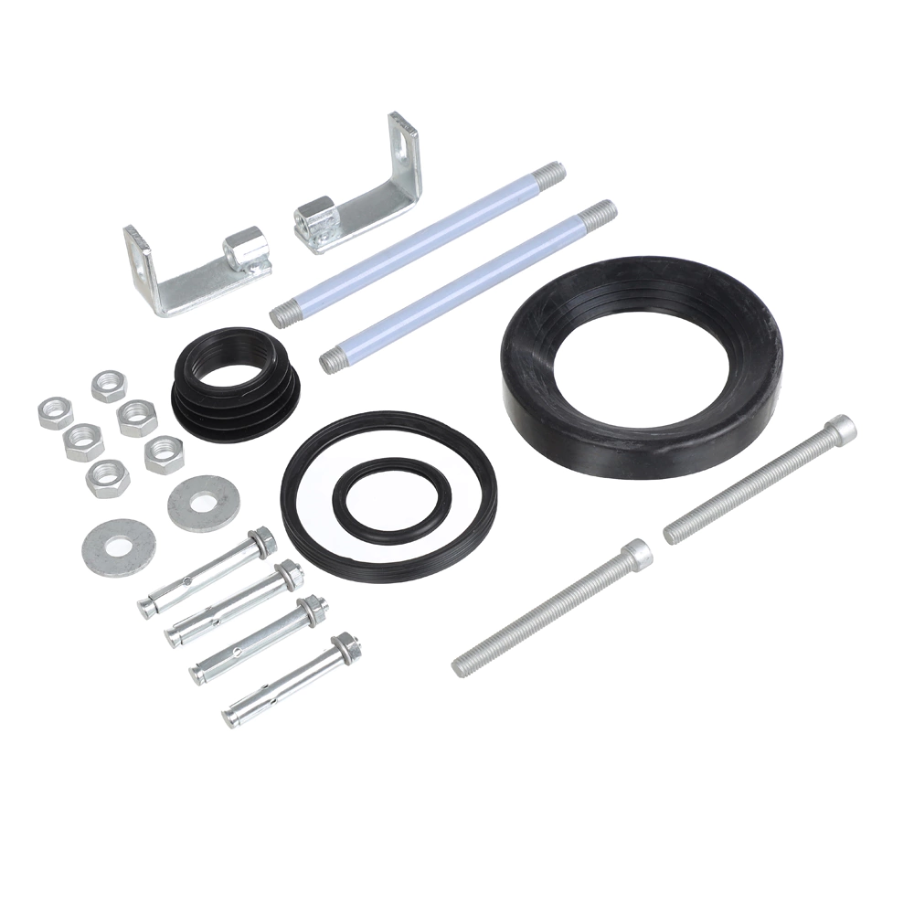 Инсталляция FLUMEN Caspian с унитазом, сиденьем, кнопкой белый