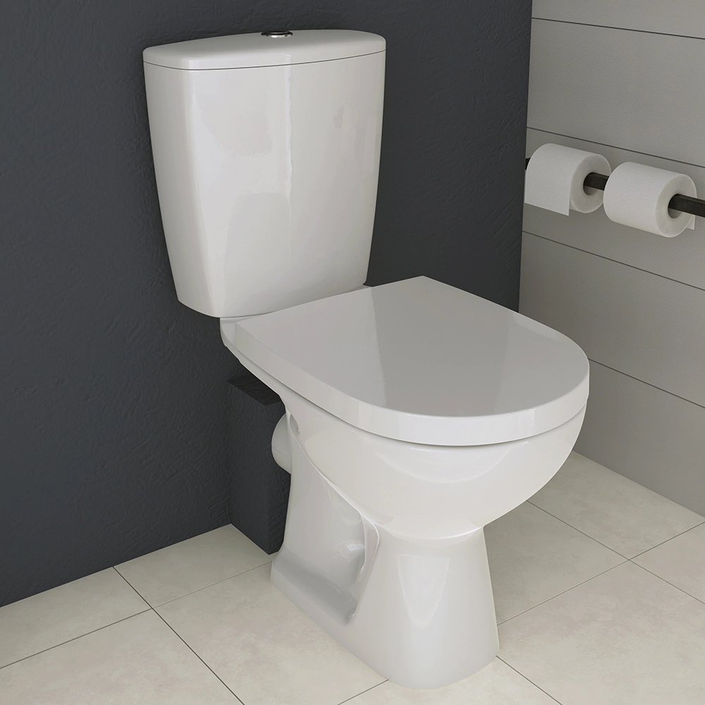 Унитаз-компакт Cersanit ARTECO безободковый с сиденьем плавное закрытие