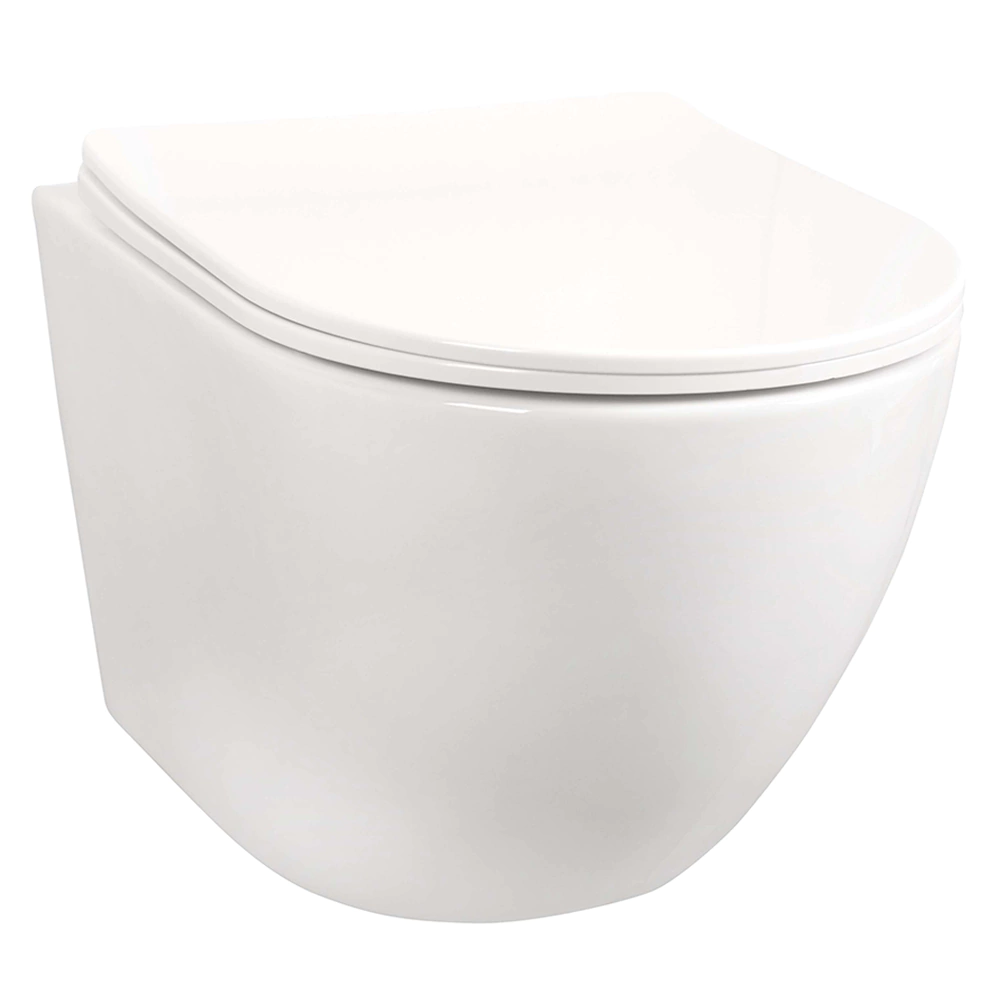 Унитаз подвесной TOKITO Mommo 4.0 безободковым с сиденьем