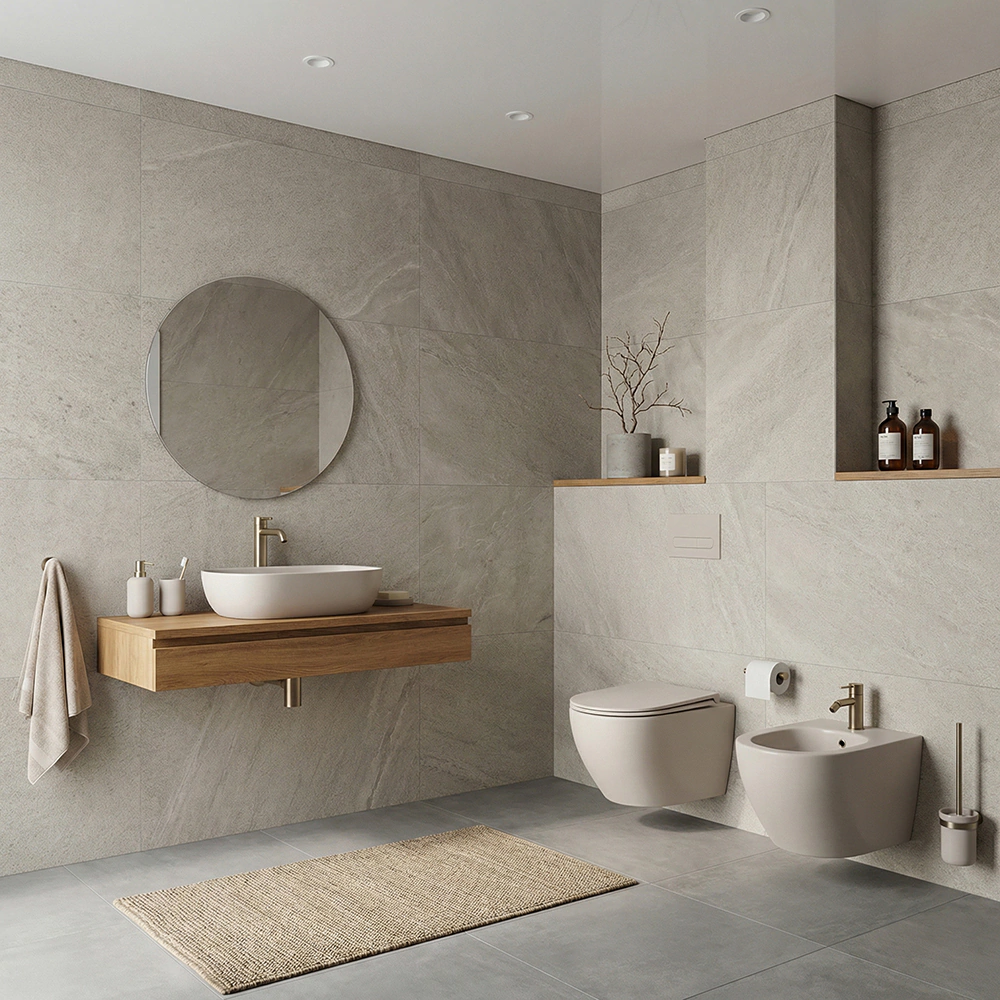Биде FLUMEN DESIGN Ardennes Taupe подвесное бежевое