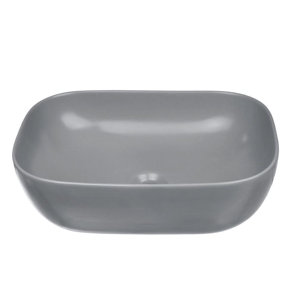 Раковина на столешницу FLUMEN DESIGN Malta Cement Grey серая