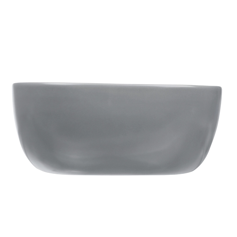 Раковина на столешницу FLUMEN DESIGN Malta Cement Grey серая