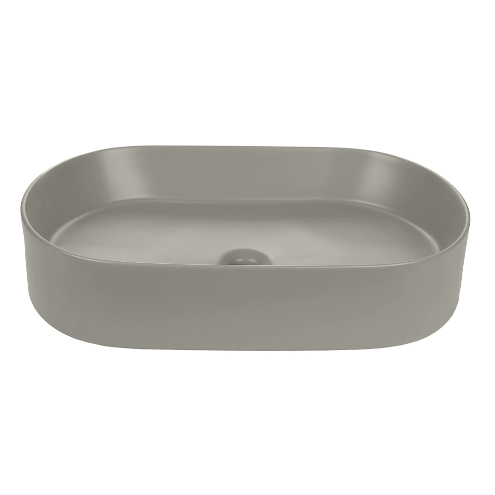 Раковина на столешницу FLUMEN DESIGN Elbe Cement Grey серая