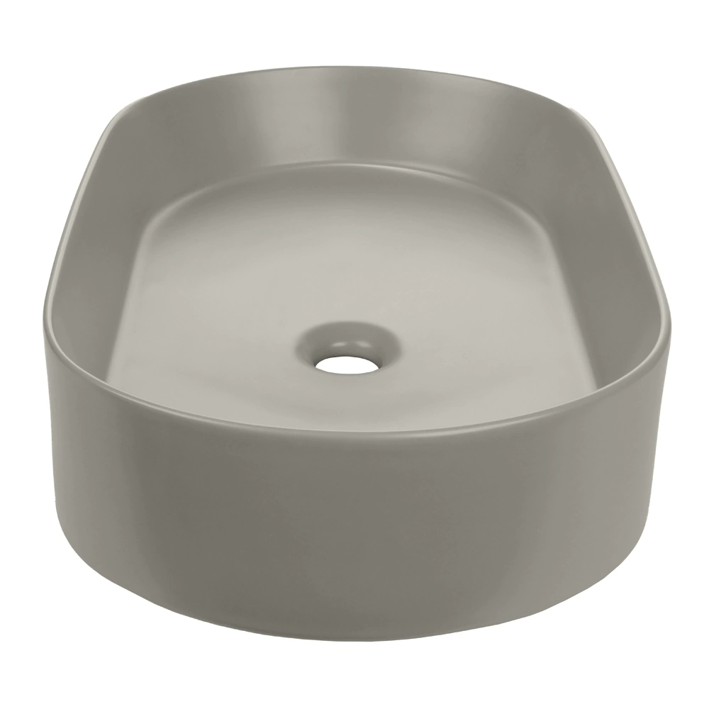 Раковина на столешницу FLUMEN DESIGN Elbe Cement Grey серая