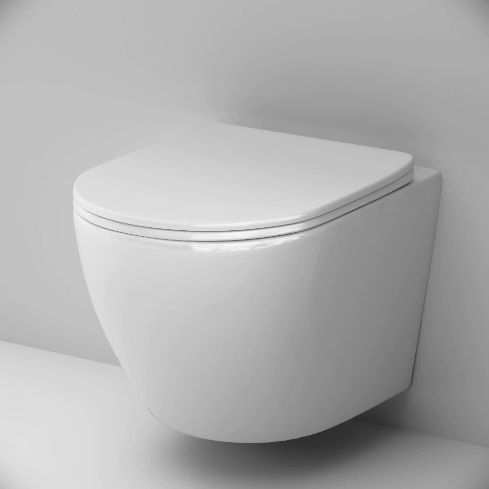 Унитаз подвесной AM.PM Like AquaSpin 2.0 безободковый с сиденьем с микролифтом